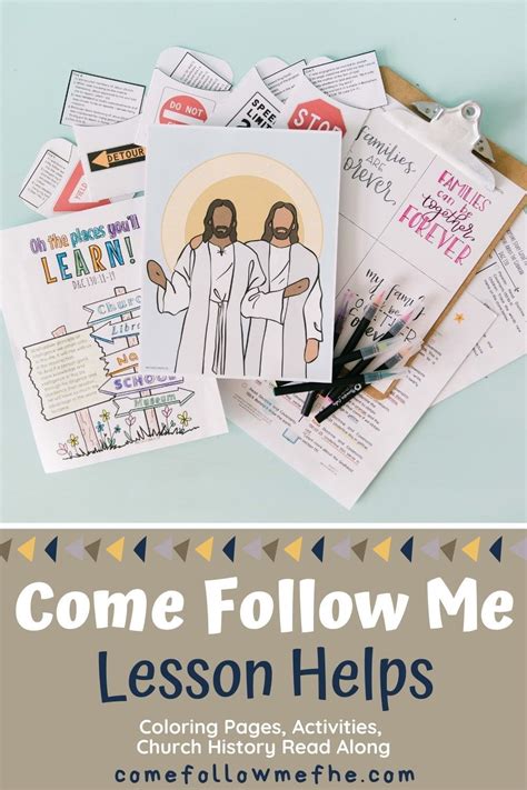 come follow me primary lesson|Come Follow Me for Families .